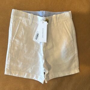 Janie and Jack white toddler shorts